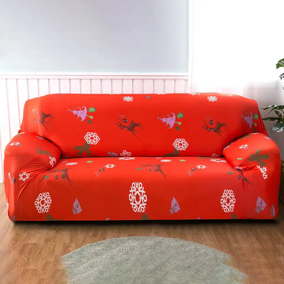 Рождественский стиль, эластичный чехол для дивана, евро, для гостиной, универсальный секционный угловой диван, чехол для дивана - Цвет: 20