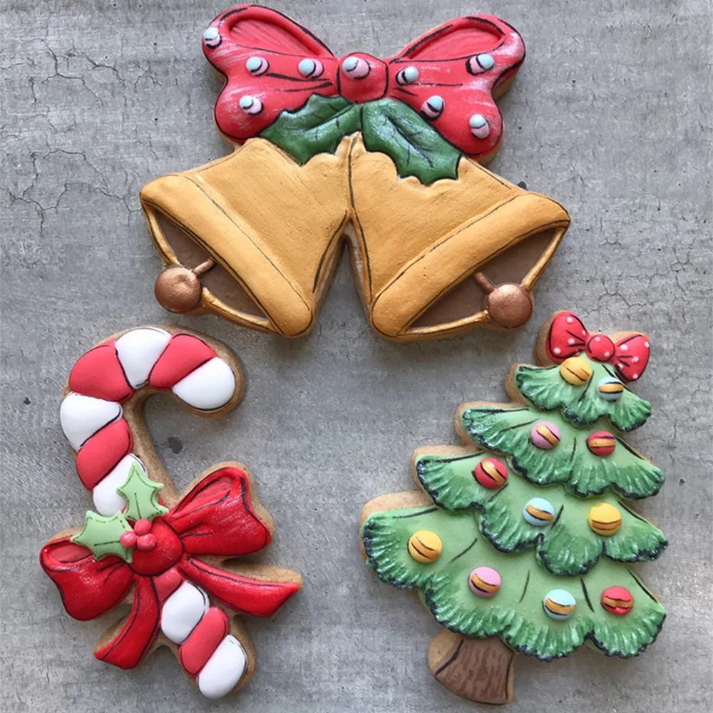 KENIAO Christmas Deer Head Cookie Cutter - 10.2 x 8.6 CM - Winter Biscuit Fondant Bread Sandwich Mold - Stainless Steel KENIAO Christmas Deer Head Cookie Cutter - 10.2 x 8.6 CM - Winter Biscuit Fondant Bread Sandwich Mold - Stainless Steel