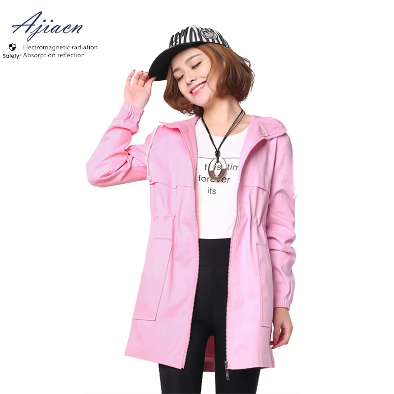 

Recommend anti-Electromagnetic radiation overcoat Electric welding computer mobile phone signal tower radiation Women's coat