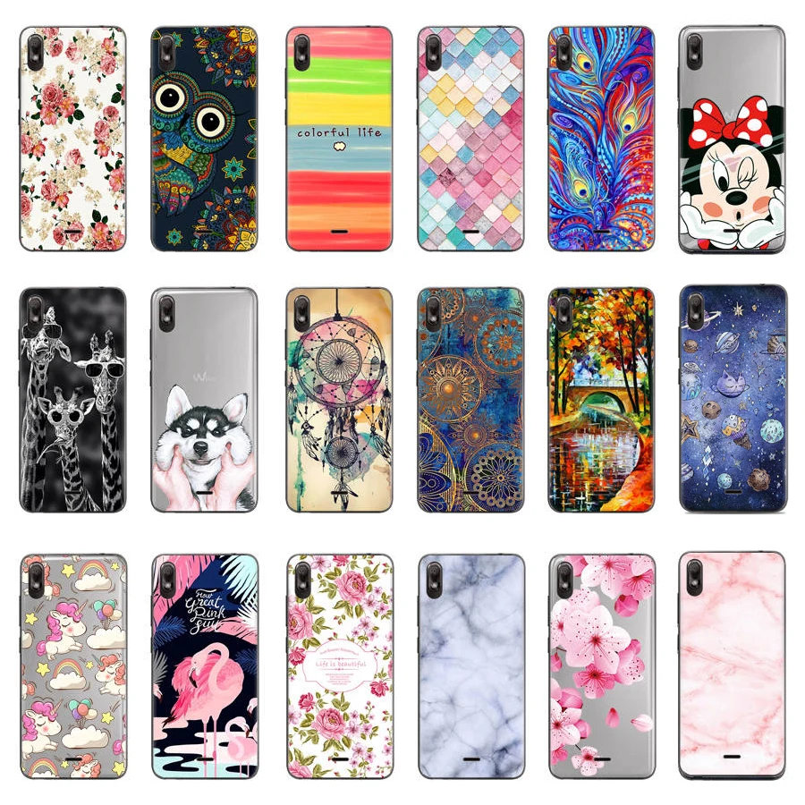 

TPU Soft Cases for Wiko View 2 Go Case 5.93" Silicone Back Cover Cartoon Cute for Wiko View2 Go Phone Cases Fundas Coque