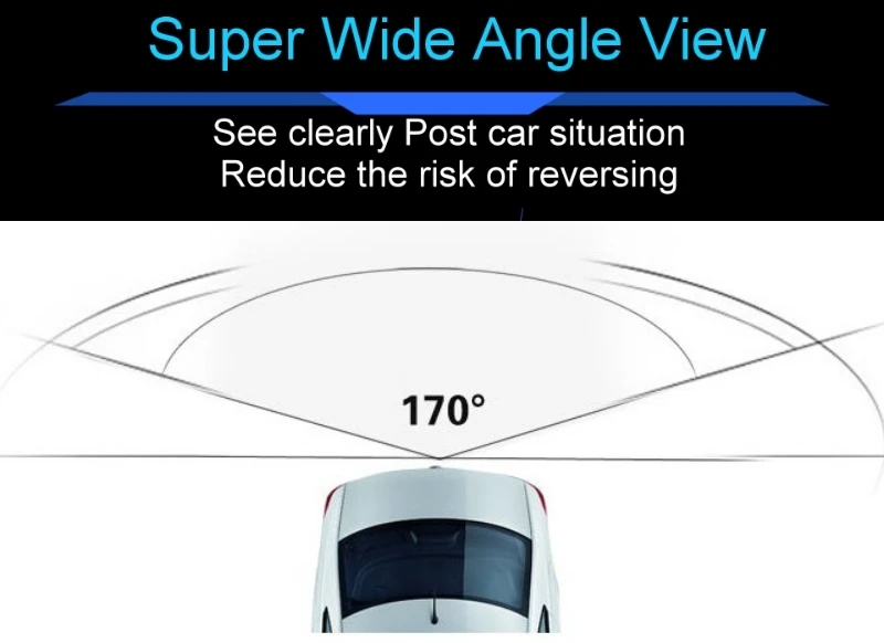 car rear view camera trasera Auto reverse backup parking Night Vision Waterproof HD 7090