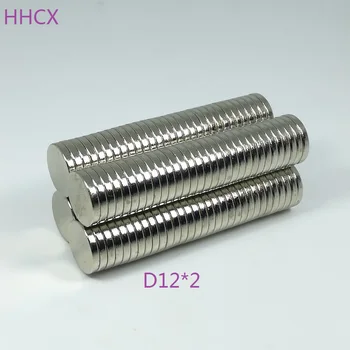 

500pcs/lot Disk magmet 12x2 N35 NdFeB Magnet 12*2 Magnets 12 x 2 for speaker