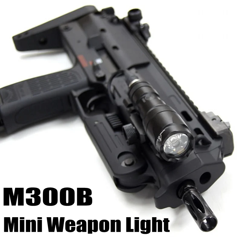 M300B Mini Scout Light LED Lights Softair Tactical Gun Flashlight Military Shooting Hunting Lamp Airsoft Arma | Спорт и развлечения