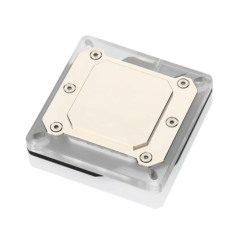Bykski Cpu Bloco de Água para Intel Lga 1700 1200 1150 1151 1155 2011 2066 Cooler do Processador 5v 3pin 4pin 12v Prata Cpu-xpr-a-mc-v3 Ventiladores e resfriadores - Imagem 5