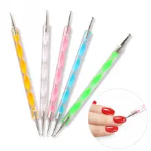 38 шт., декоративные полировальные кисти, цветные маникюрные инструменты для рисования, набор для рисования ногтей, стразы, ручка для маникюра, для салона