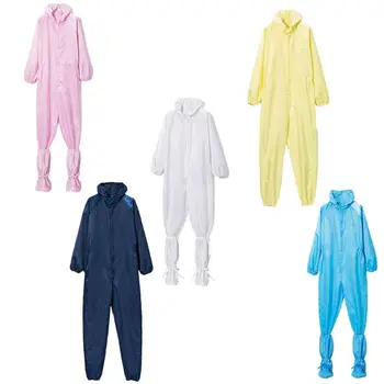 

Unisex Protection Coveralls Washable Anti-static Dust Proof Isolation Safety Clothing Coveralls Hooded Protective Cover