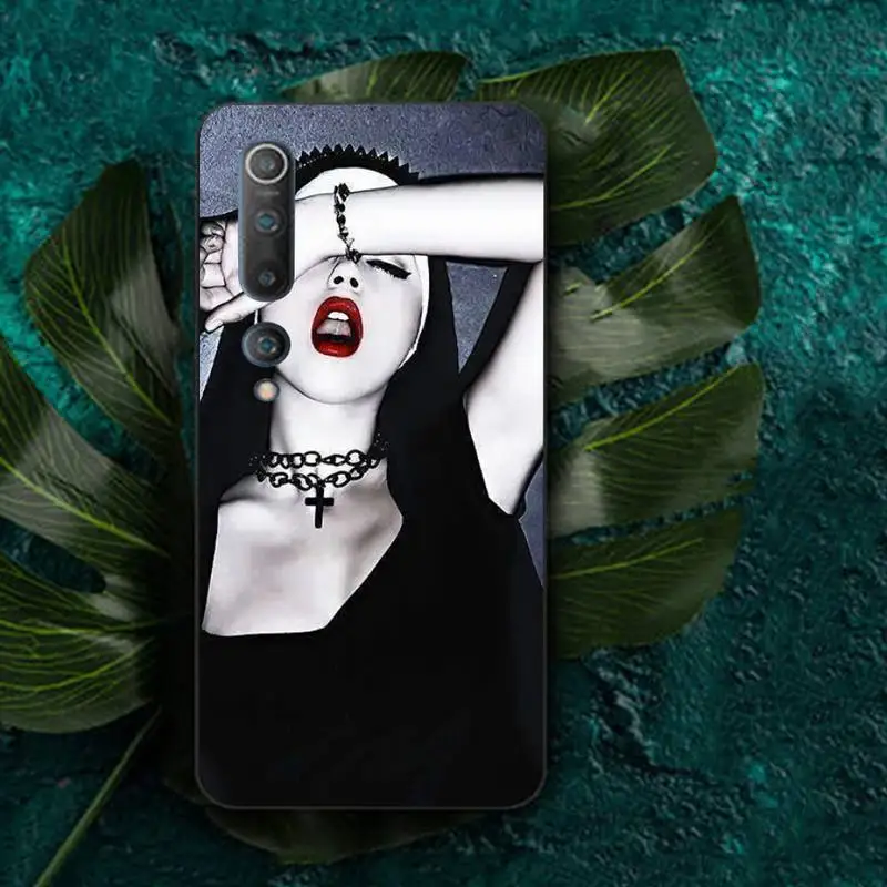 xiaomi leather case FHNBLJ Sister Style Nun Sexy Girl Soft Silicone TPU Phone Cover for RedMi note 4 5 6 7 5a 8 8pro xiaomi mi mix2s case xiaomi leather case cosmos blue