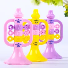1 шт пластиковые трубы Музыкальные инструменты для детей детские развивающие игрушки маленькие музыкальные трубы гудок детские игрушки случайный цвет