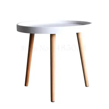 

Nordic Ins Minimalist Small Coffee Table Modern Sofa Few Minimalist Corner Bedroom Creative Bedside Plastic Round Table