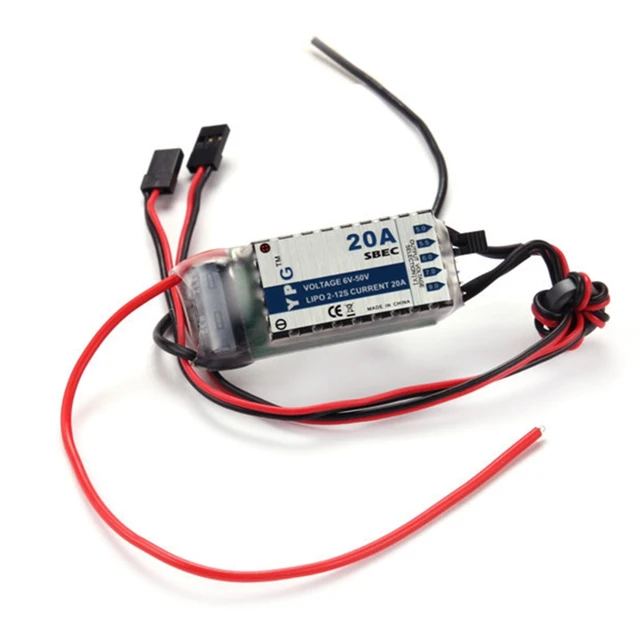 YPG 20A HV SBEC for RC Model Airplane No Programming Required Model Remote Control Toy YPG Series 20A SBEC Brushless ESC
