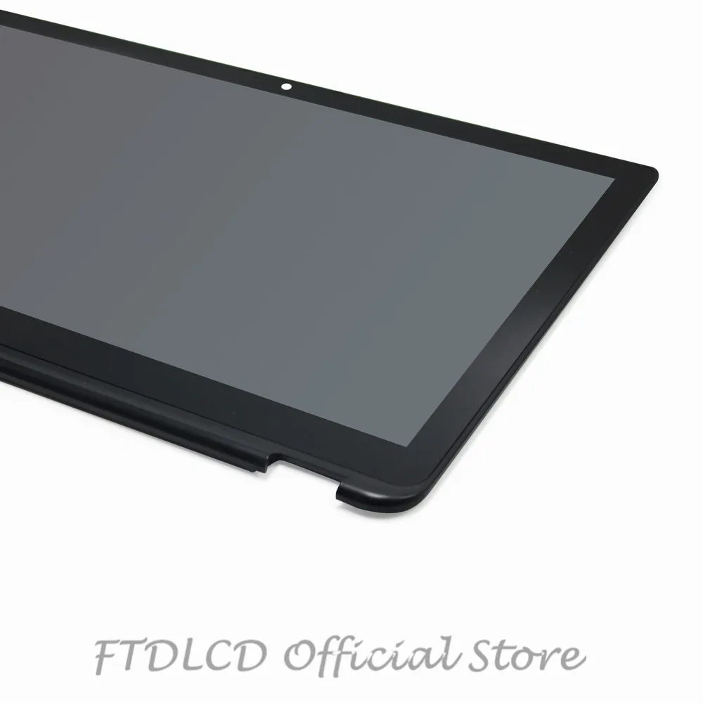 FTD lcd 15,6 ''ноутбук в сборе, ЖК сенсорный экран, дигитайзер с рамкой для Toshiba Satellite P55W-B, серия P55W-B5112, P55W-B5224