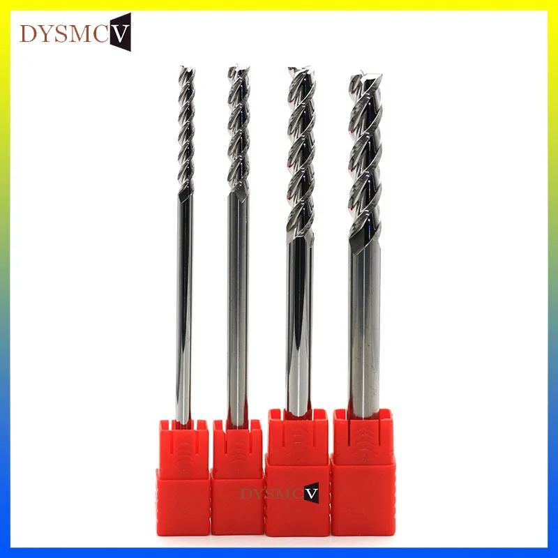 HRC60Milling Cutter сплав покрытие Вольфрамовая сталь инструмент алюминий Cnc Maching 3 лезвия