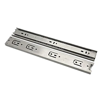 

2 Ball Bearing Drawer Slide Groove Ball Bearing Low Noise Heavy Drawer Slide 10 Inch Three-Section Drawer Guide Rail