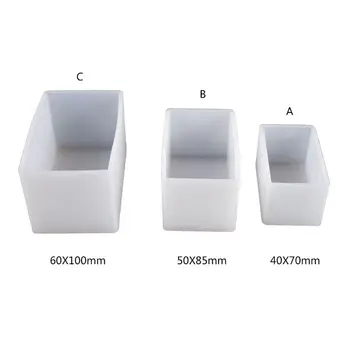 

Cuboid Silicone Mold Soap Polymer Clay Resin Epoxy Cake Mould Pendant Casting Handmade DIY Crafts Jewelry Making Tool