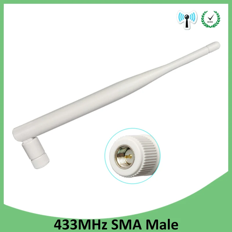 Антенна 433 МГц 5dbi GSM SMA Штекерная антенна м|Антенны для связи| |