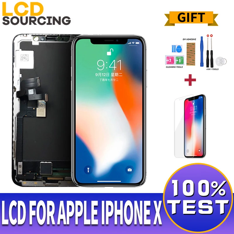 ЖК-дисплей 5 8 дюйма для Apple iphone X Tianma AMOLED OEM сенсорный экран с дигитайзером в сборе