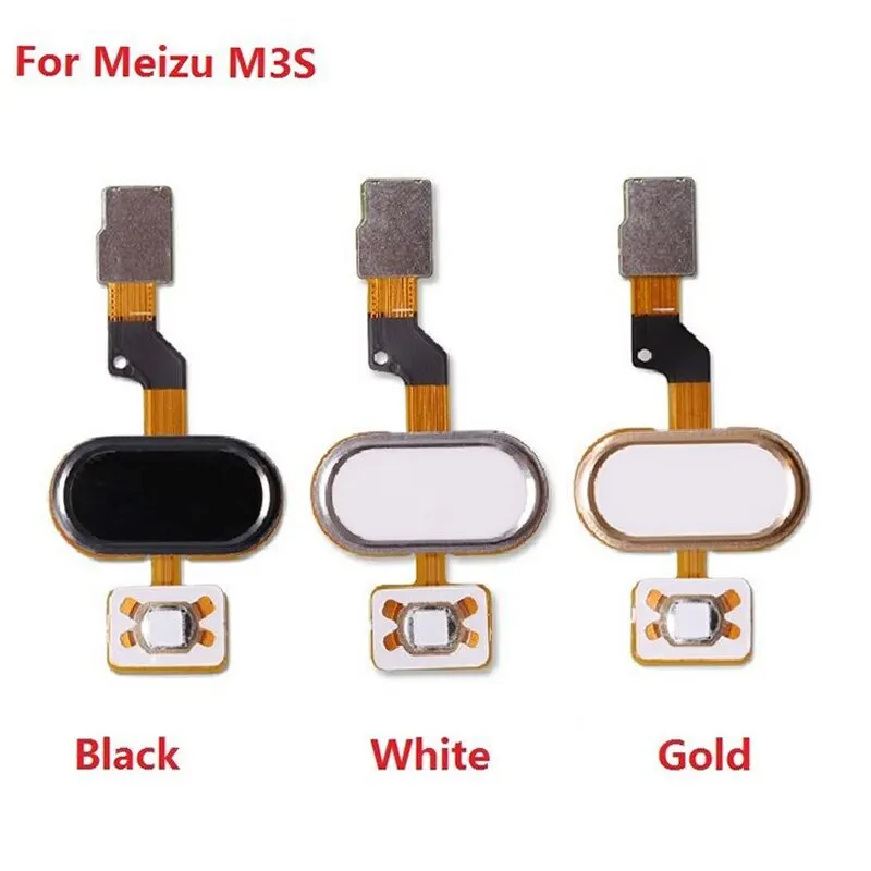 Home Button FingerPrint Touch ID Sensor Flex Cable Replacement For Meizu M3S Button Sensor Flex Replacement Parts For Meizu M3S