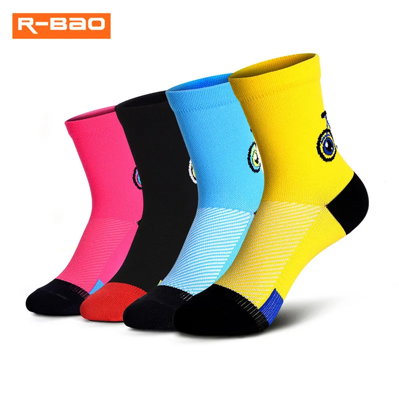 

Kids Sports Bycicle Socks Children Outdoor Sports Compression Running Socks Breathable for 3-6 Years Girls Boys