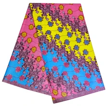 Высококачественная африканская парафинированная ткань настоящая ткань Гарантированная настоящая голландская воск 6 ярдов африканская ткань