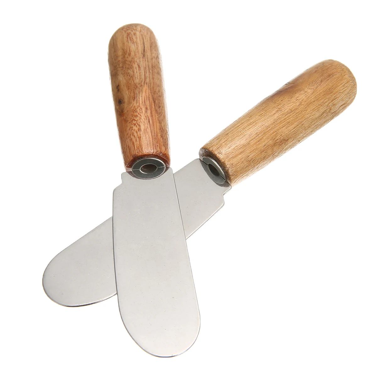 

2pcs Stainless Steel Cheese Butter Jam Spatula Child Kid Sandwich Cheese Slicer Knife Cutter Safety Kitchen Tool Accessories