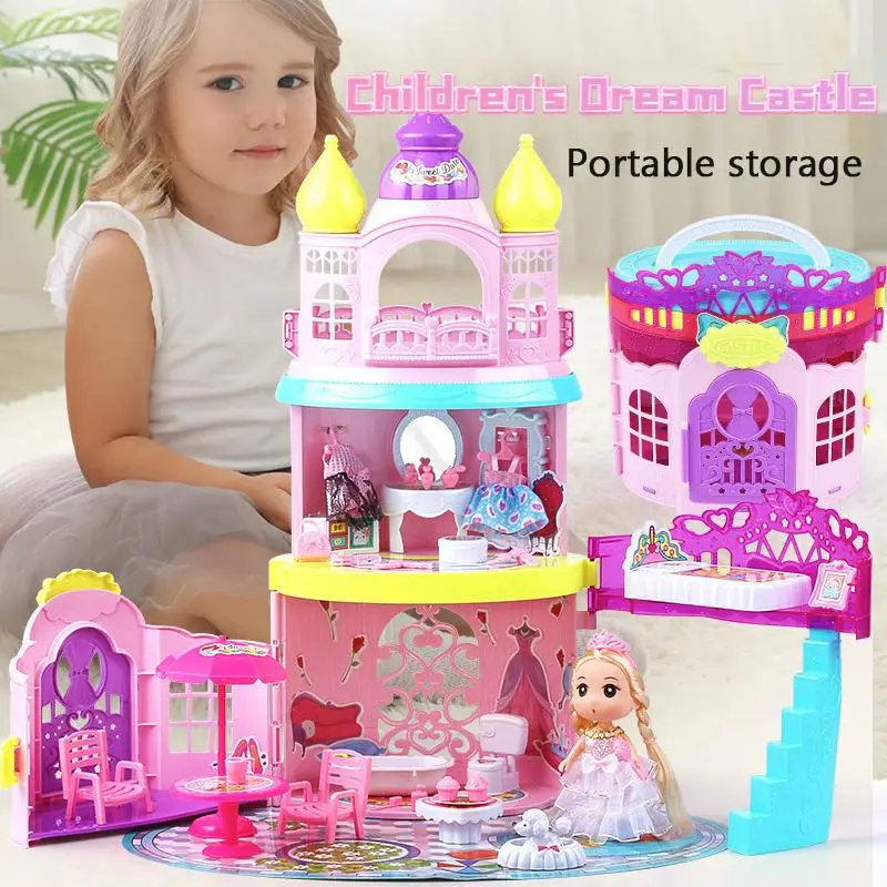 

DIY 3D Wooden Miniature Handmade Furnitures Doll House Model Building Kits Toys Dollhouse For Children Adult Birthday Gifts