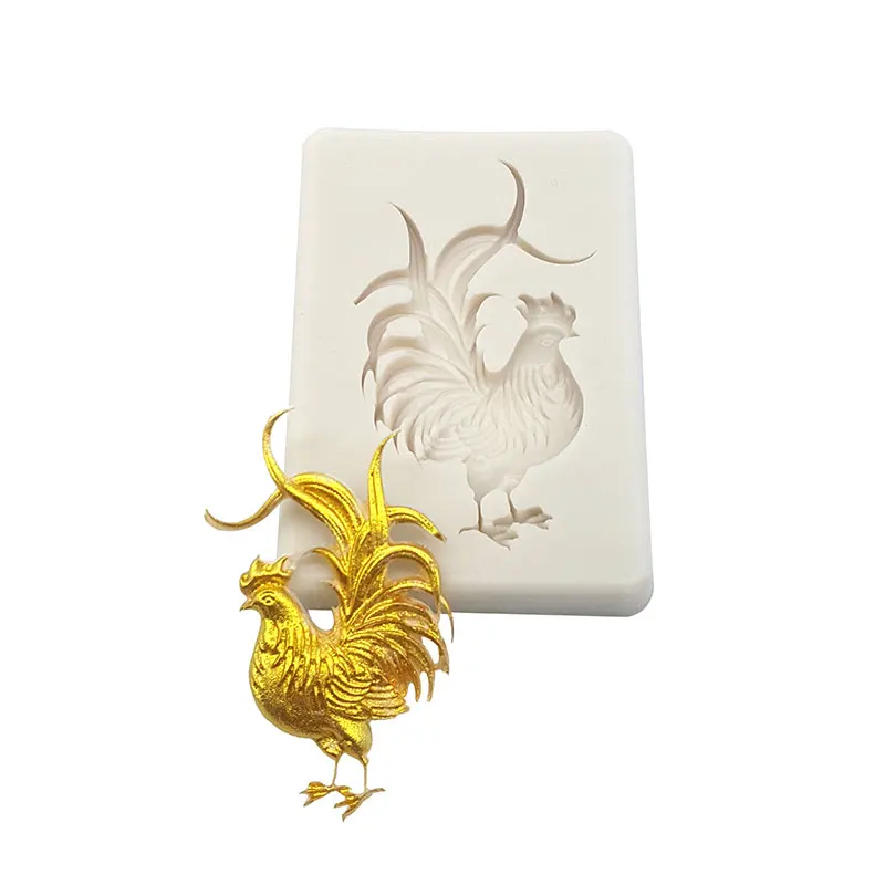 

1 pc Cock Style Silicone Fondant Mold Cake Decorating Pastry Tool