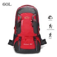 60L Waterproof Outdoor Trekking Climbing Backpack Unisex Camping Travel Nylon Bag Hiking Rucksack Fishing Cycling Backpack
