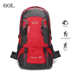 60L Waterproof Outdoor Trekking Climbing Backpack Unisex Camping Travel Nylon Bag Hiking Rucksack Fishing Cycling Backpack