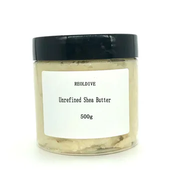 

500g organic shea butter unrefined skin care massage cream to reduce wrinkles and moisturize the skin