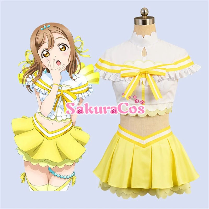 Аниме Love Live Sunshine Aqours Sakurauchi Riko Kurosawa Dia Ruby 9 персонажей аквариумное платье косплей