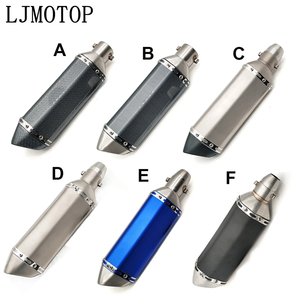 36-51mm Universal Modified Motorcycle Exhaust Muffler with DB Killer For Suzuki DR 200 250 DR350 350 DRZ 400 650 DR650 | Автомобили и