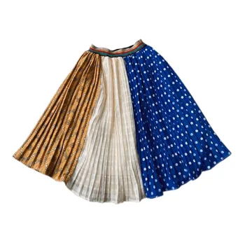 

WLG Girls Princess Skirts Kids Patchwork Ruffle Skirt Baby Girl Spring Summer Clothes for 2-7 Years