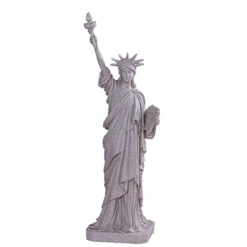 

Home Decor Decoration Ornaments Vintage Rustic 12'' 20'' Nature Sand Stone Statue Of Liberty America Liberty Figurine Vintage