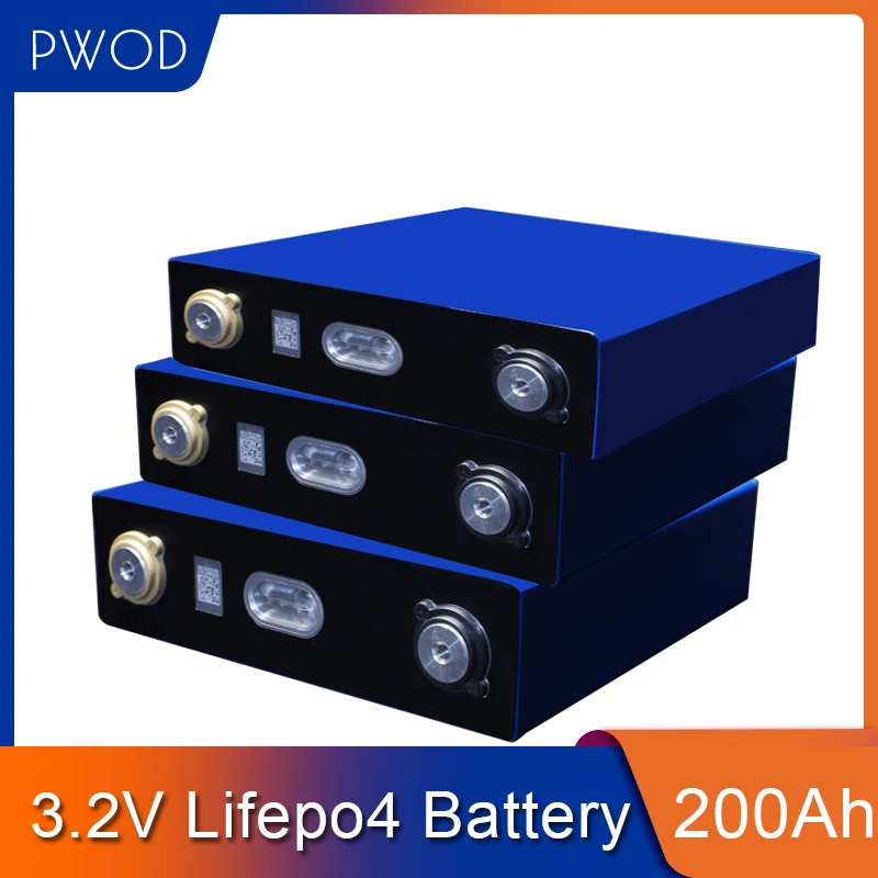 8 шт. 200AH lifepo4 батарея глубокого цикла 3 2 v 3C Высокая разрядка 600A ток для diy 12V 24V 100ah