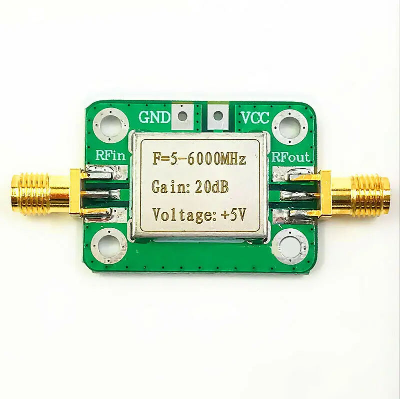 Новый 5M - 6GHz RF ультра-Широкополосный усилитель средней мощности 20 дБ | Электронные