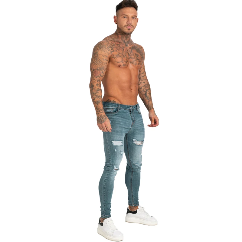 Gingtto Men Jeans Skinny Stretch 