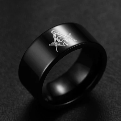 8mm Freemasons Ring Masonic Rings For Men and Women signet ring round rings finger rings jewelry rings ring jewelry