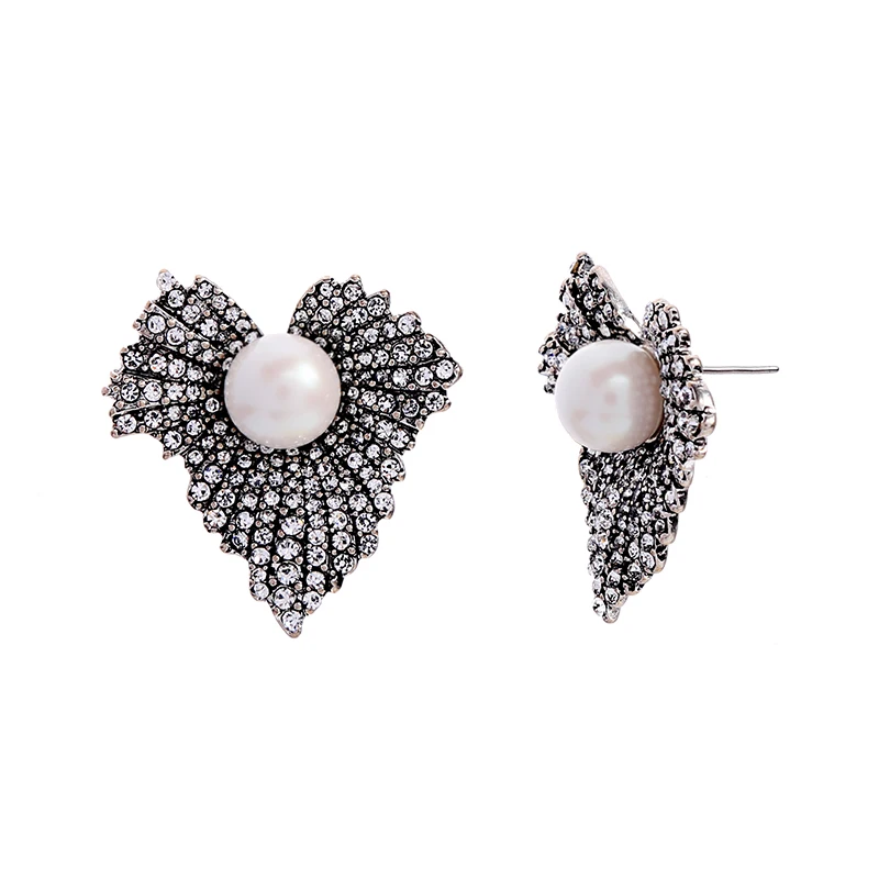 Online Pendientes de tachuela de piedra sintética delicado redondo de Color oro rosa para mujeres regalo de citas accesorios de joyería de moda