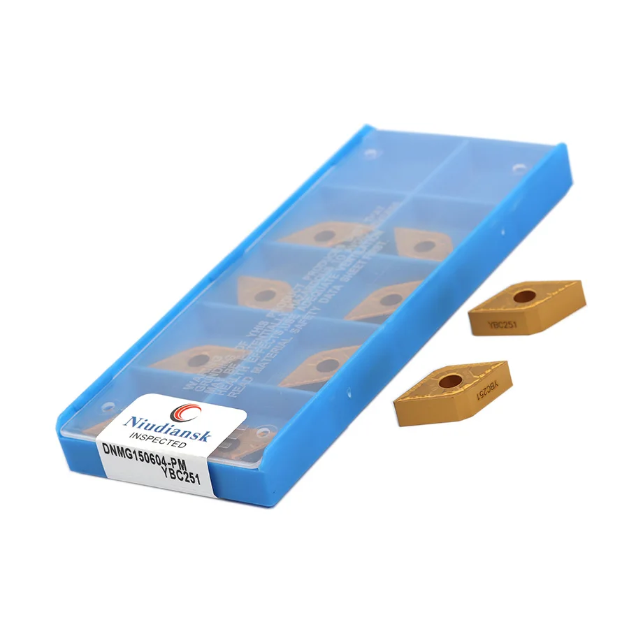 

DNMG150404 DNMG150408 DNMG150604 DNMG150608-PM YBC251 YBC252 токарный станок с ЧПУ, карбидная вставка, внешний токарный резец, режущее лезвие