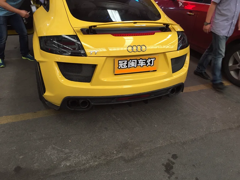 Автомобильный Стайлинг для Audi TT 2006-2013 задний светильник в сборе светодиодный задний светильник задний фонарь динамический сигнал поворота+ Реверс+ тормоз+ светильник для вождения