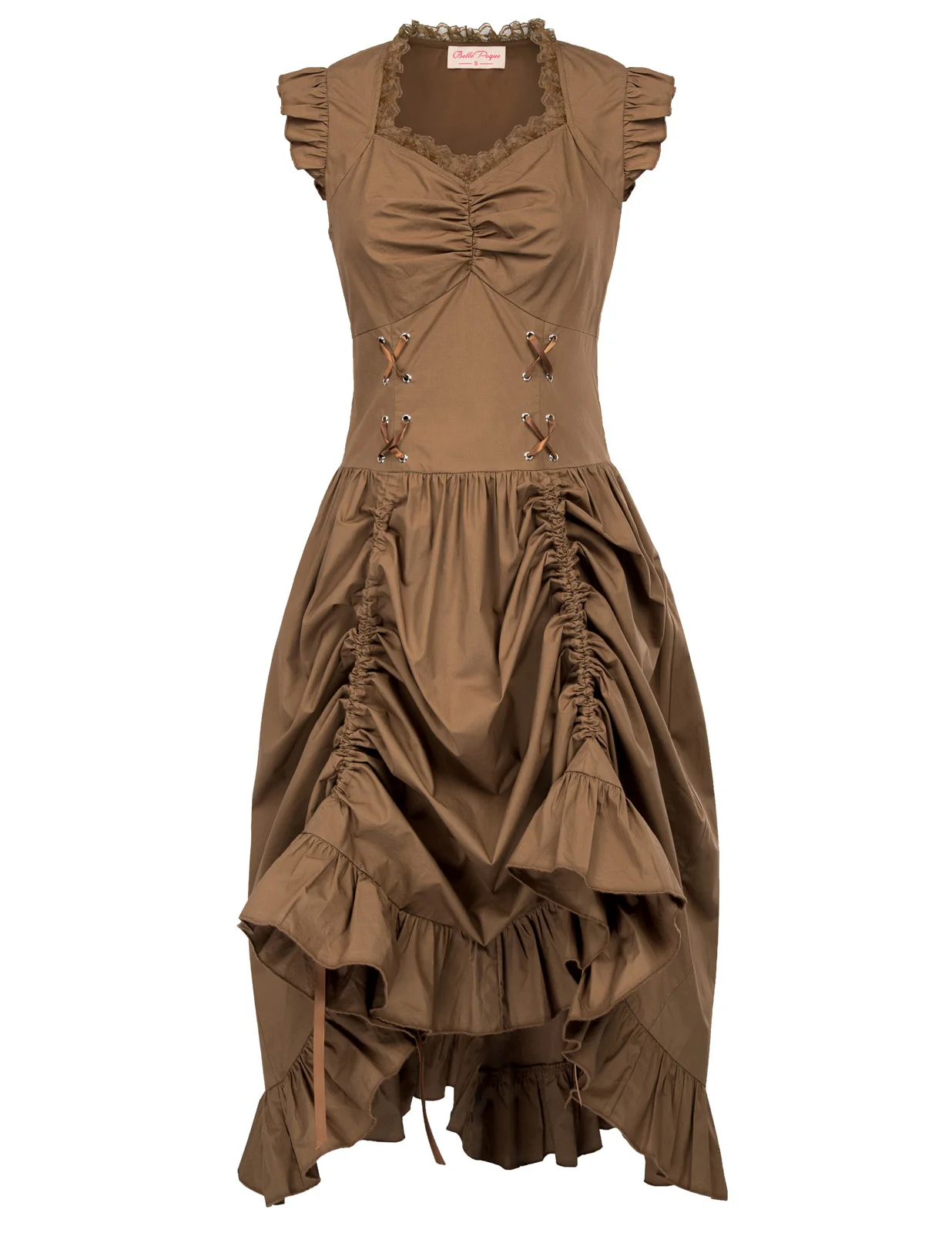 Викторианская готика женское кружевное платье стимпанк v образный вырез корсет