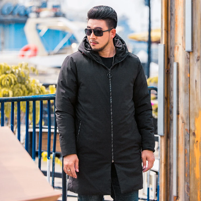Gersri Мягкий Плюс Размер XXXL-8XL большая теплая верхняя одежда зимняя куртка ветрозащитные парки капюшон брендовая одежда мужские ветровки