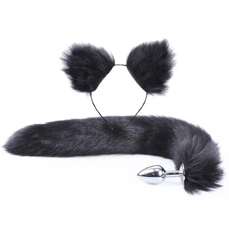 4 pezzi di giocattoli sessuali per donne imbracatura goth accessori esotici set carino fascia per coda spina collare a cuore morsetti per capezzoli_voghion.com
