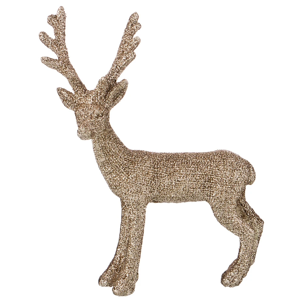 Deer Figurine Color Light Gold 10 6 14 5 cm Without Package