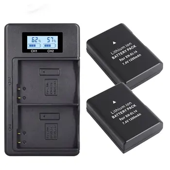 

Full decoding EN-EL14 battery for Nikon D3200 D5100 non-original SLR camera charger set LCD digital display charger 5V