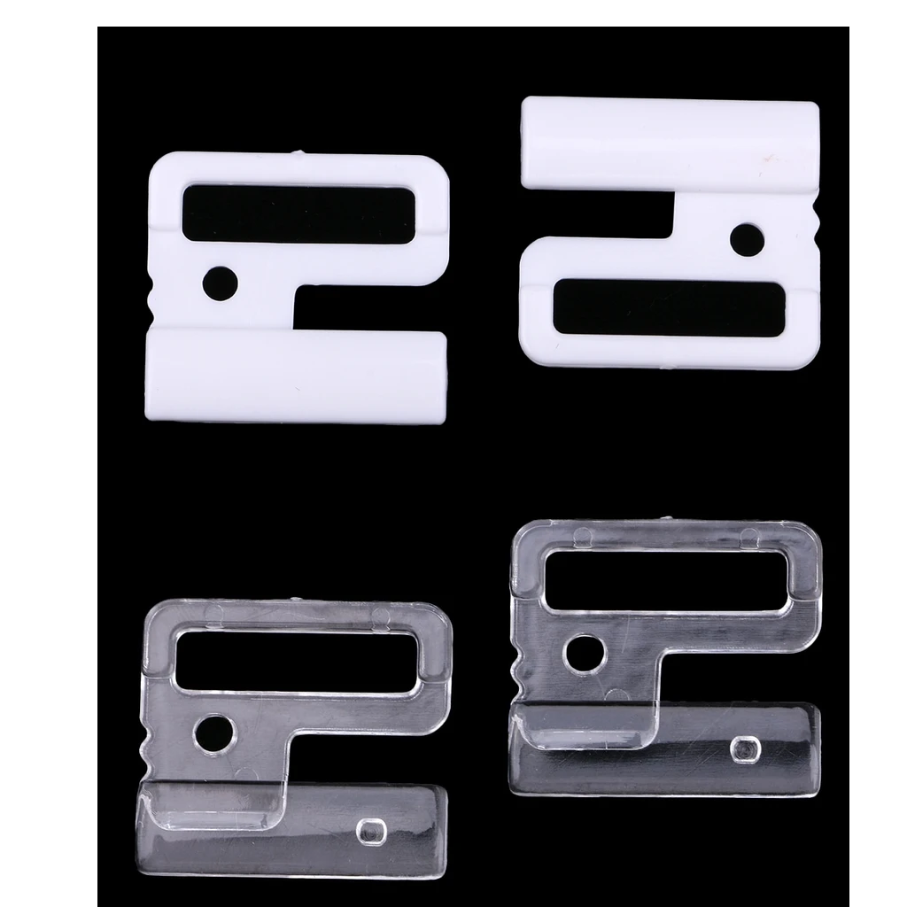 10 Sets Fashion Webbing Bra Buckles Plastic Bra Clip Strap Holders for Fixed Underwear
