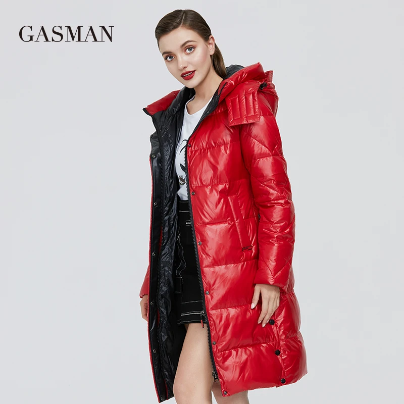 GASMAN 2020 Новая высококачественная модная пуховая Парка женская зимняя куртка