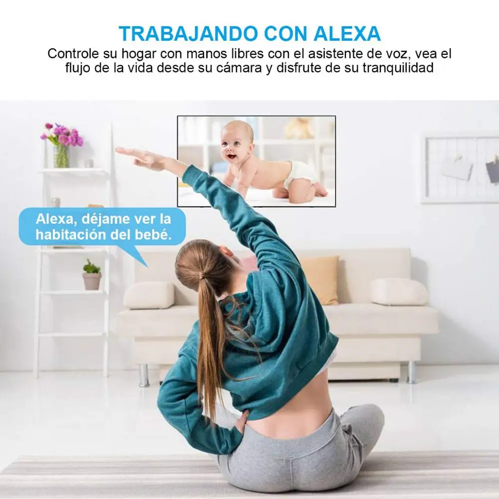 Flylinktech 2.4G WIFI IP Camera Outdoor 2 Way Audio Wireless Night Vision 1080P HD CCTV Video Security Cameras Pet Baby Monitor