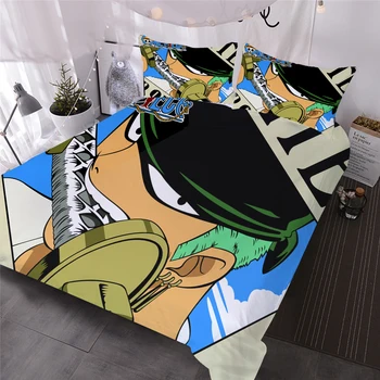 

Adult printed pillowcase duvet quilt cover cartoon nautical king bedding cartoon Sauron personality pillowcase quilt cover