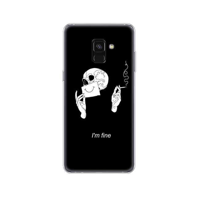 Case For Samsung Galaxy A8 2018 A530 A530F Case Soft Tpu Phone Cover For Samsung A8 Plus 2018 A730 A730F Case Clear Bag